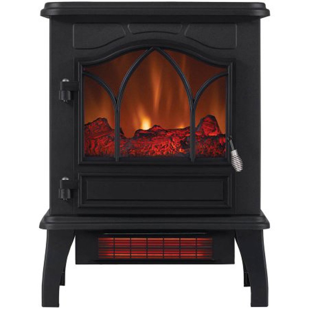 US Stock Electric Infrared Fireplace Freestanding Quartz ...