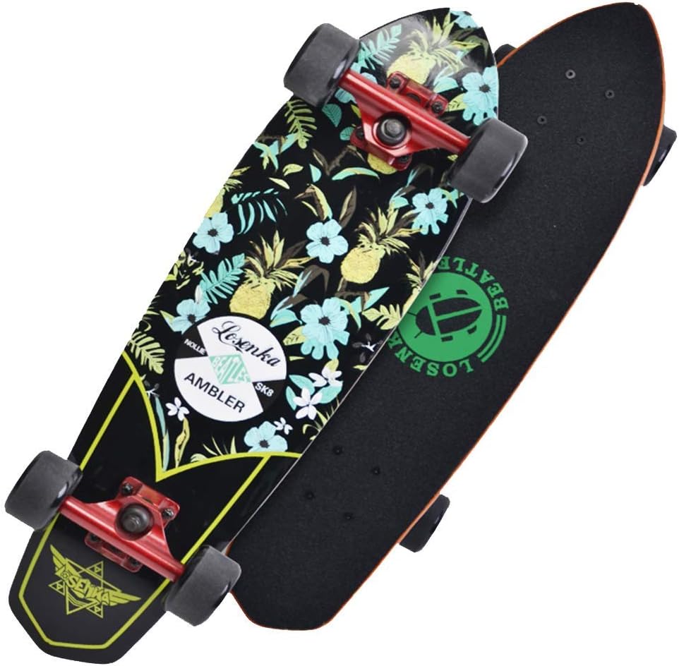 Mini Cruiser Skateboard, Double Rocker Board Skateboards, 7 Lagen Maple
