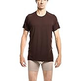 Mr. Davis Men's Bamboo Viscose Traditional Cut Crew Neck Undershirt - Stylish Crew Neck Undershirts for a
