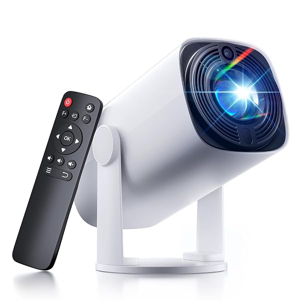 SOOMFON MINI PROJECTOR 1080P SUPPORT – PORTABLE SMALL VIDEO MOVIE PROJECTOR BLUETOOTH 5.1 AUTO KEYSTONE ELECTRIC FOCUS FOR BEDROOM/WALL/HOME/OUTDOOR/IPHONE/ANDROID/TV STICK