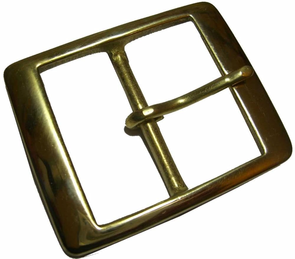 50mm (2") Solid Brass Rectangular Belt Buckle Amazon.co.uk Clothing