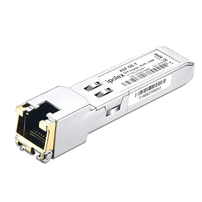 ipolex for Ubiquiti Gigabit RJ45 Copper UF-RJ45-1G Transceiver Module - Mini-GBIC - 1000Base-T Copper SFP Module (CAT5e cable, 100-Meter)