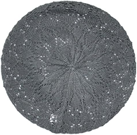 Ted and Jack - Lightweight Knit Slouchy Beret (Grey Weave)