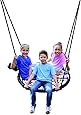 Web Riderz Outdoor Swing N' Spin- Safety rated to 600 lb, 39 inch diameter, Adjustable hanging ropes, Ready to hang and enjoy as a family