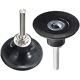 Bestgle 2pcs 2Inch Diameter Roll Lock Sanding Disc Pad Holder Polishing Mandrel Quick Change Die Grinder Accessories with 1/4