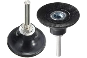 Bestgle 2pcs 2Inch Diameter Roll Lock Sanding Disc Pad Holder Polishing Mandrel Quick Change Die Grinder Accessories with 1/4