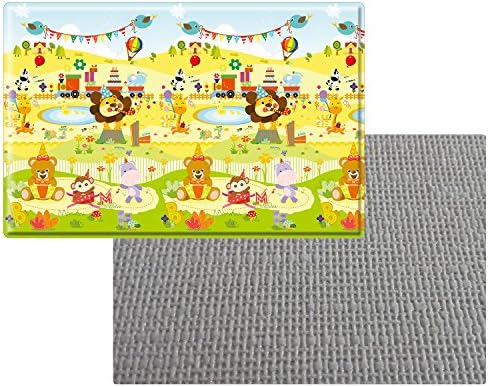 Babylynn baby play mat,kids play mat,infant play mat,foam mat,floor mat,play mat non toxic,play mat waterproof,large play mat,Creeping mat,playpen mat,activity mat (S, Party)