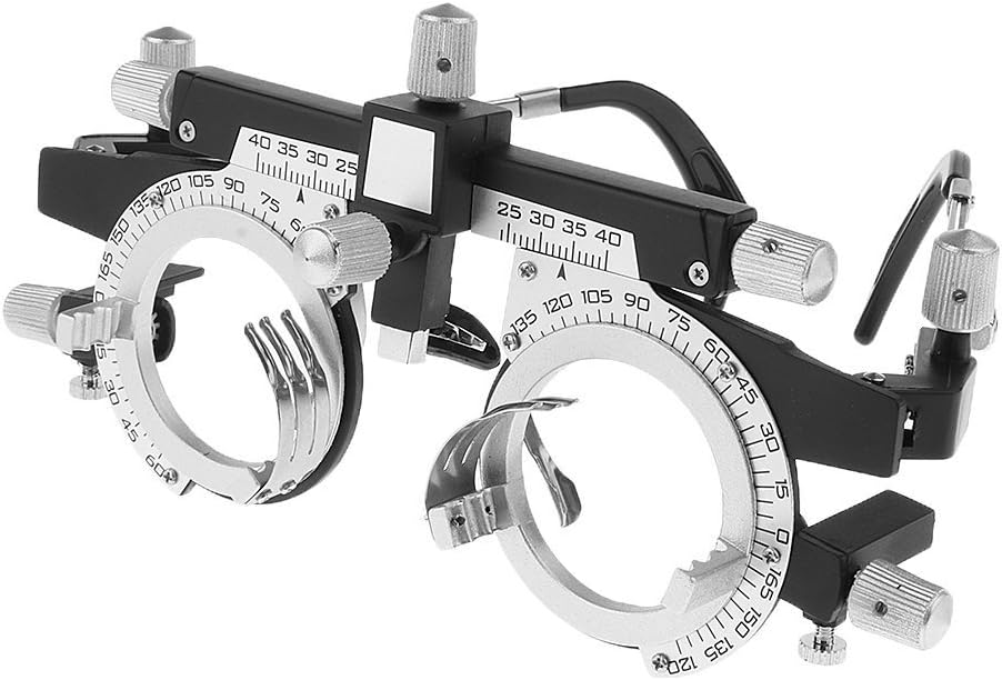 Optical Optic Trial Lens Frame Eye Optometry Optician/Easily Changeable Cylinder Axis, Fully Adjustable Temple Length and Nose Rest glasses shop use