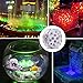Browill Submersible LED Lights, 10 RGB LEDs 16 Colors Waterproof Underwater Lights with Remote Control for Aquarium Vase Base Pond Pool Garden Home Party Wedding Christmas Decoration (4 Pack)