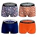 ETERNAL CENTURY Men's Underwear Cotton Stretch Low-Rise Boxer Briefs (4-Pack) Diamond L