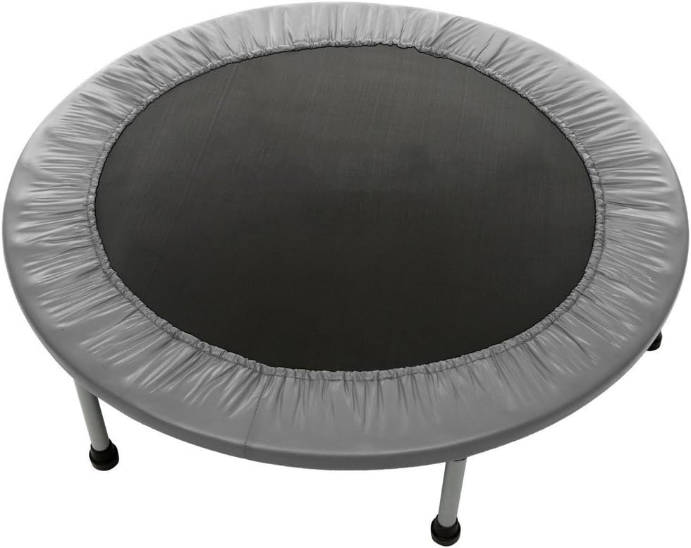 Leoneva 38-Inch Folding Rebounder Trampoline Mini Exercise Trampoline For Indoor Garden,Max Load 220Lbs Fitness Trampoline