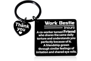 KINMES Funny Work Bestie Gifts for Women Coworker Leaving Farewell Retirement Gifts