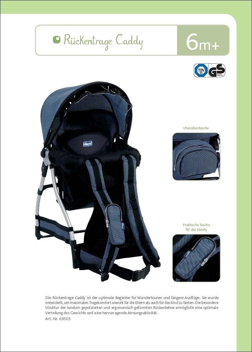 Chicco Puericulture Porte Bebe Dorsal Caddy Blu Amazon Fr Bebes Puericulture