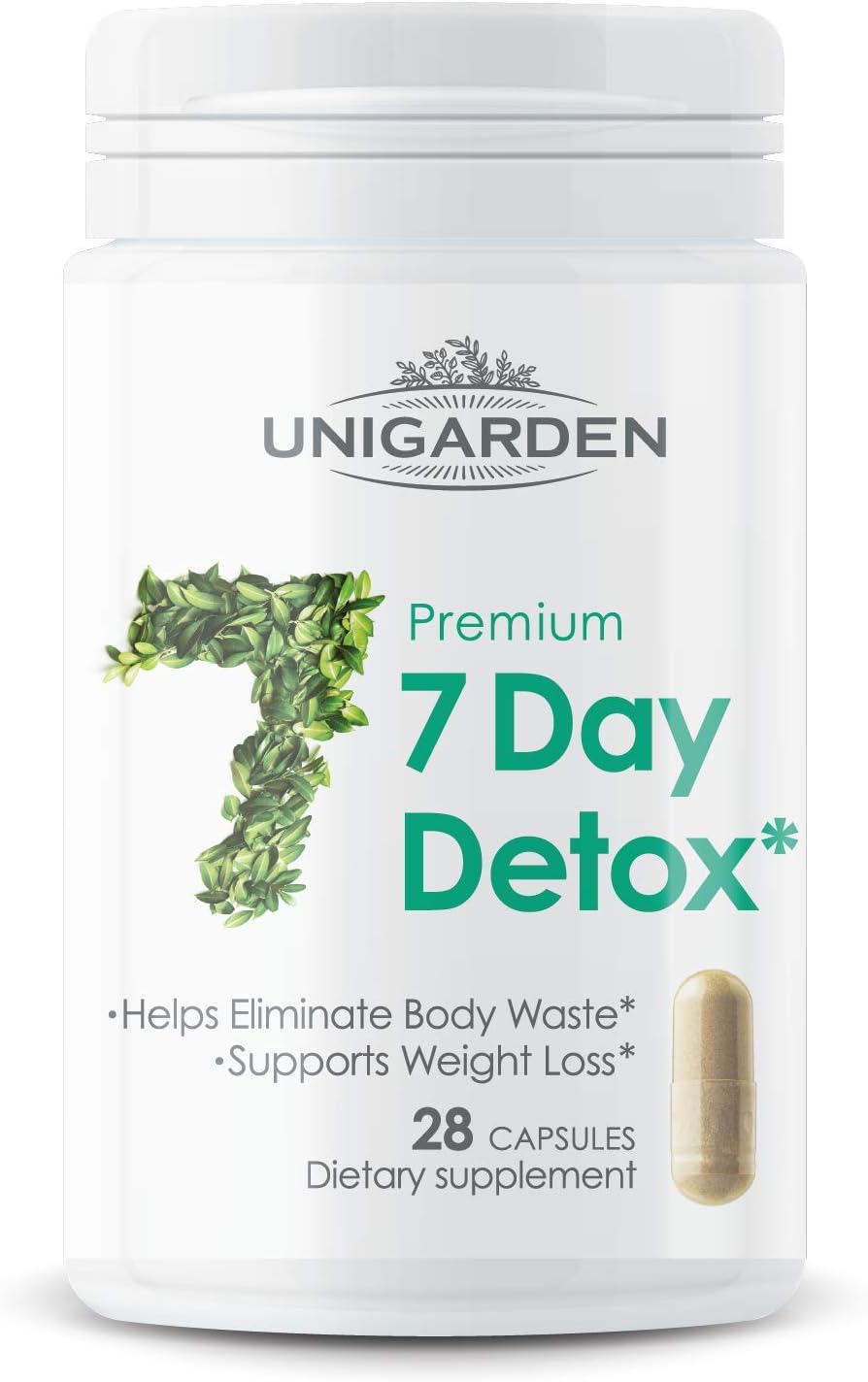 Premium 7 Day Detox, Unigarden, Natural Body Cleanser, Supports Healthy Weight Management
