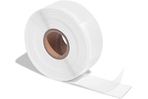 Aegis Adhesives - 1" X 2" Clear Label Covers (1 Roll, 500 Labels) Transparent Protective Stickers - NOT Printer Compatible - 