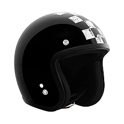 VCAN V85C 3/4 Open Face Motorcycle Helmet DOT
