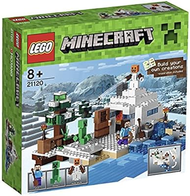 lego minecraft snow hideout