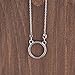 DANFORTH - Rope Eyeglass Holder Necklace For Women – Handcrafted Pewter Charm – 24 Inch Sterling Silver Chain - Made In USA