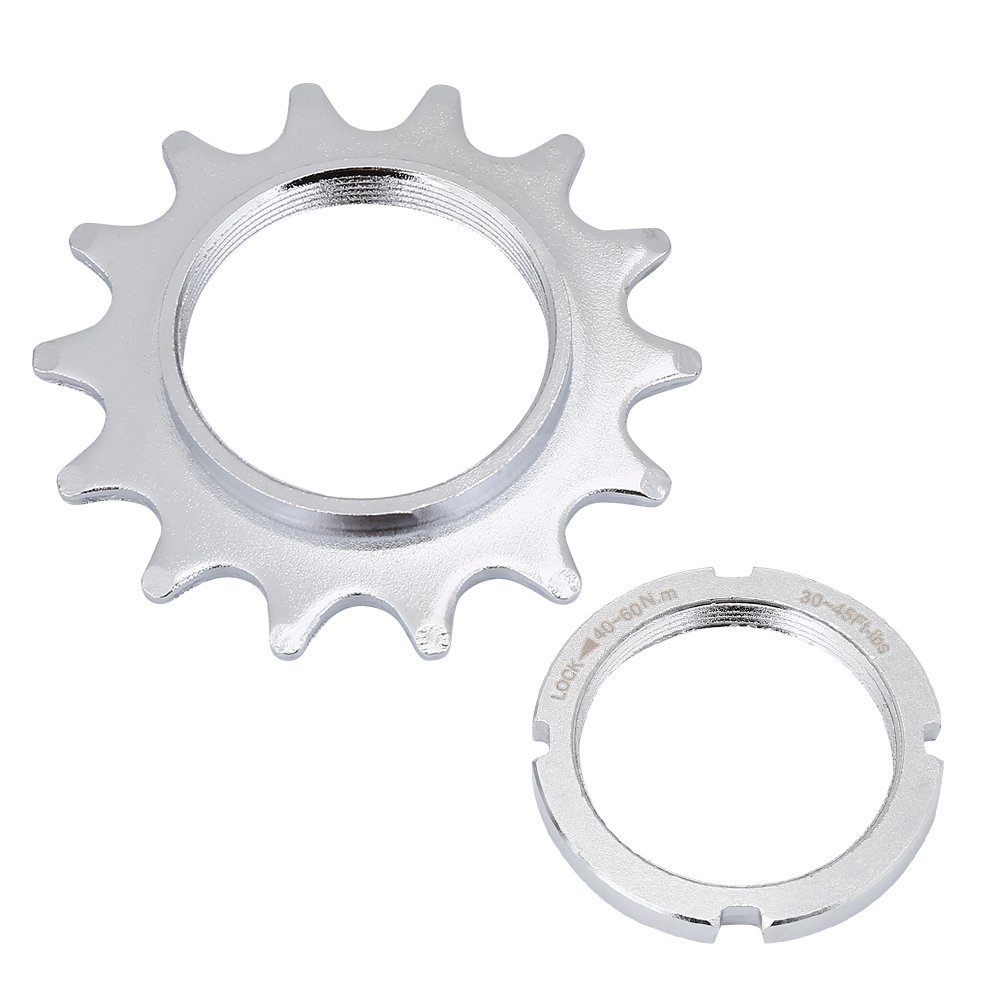 High Strength Steel Cassette Cog, Fixed Gear Flywheel Sprocket, Precision Machined Bicycle Chainring Sprocket Parts for Urban Commuting, Fitness Cycling, BMX, and Competitive Riders