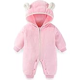 Fairy Baby Newborn Baby Bear Outfit Suit Thin Fleece Jumpsuit Romper Hooded Winter Clothes Snowsuit Coat Infant Girls Boys