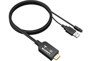 LiNKFOR eARC/ARC to Optical Audio Extractor Cable (1.5M/5ft), All-in-One HDMI ARC to TOSLINK Adapter, Supports 192KHz/24bit, 
