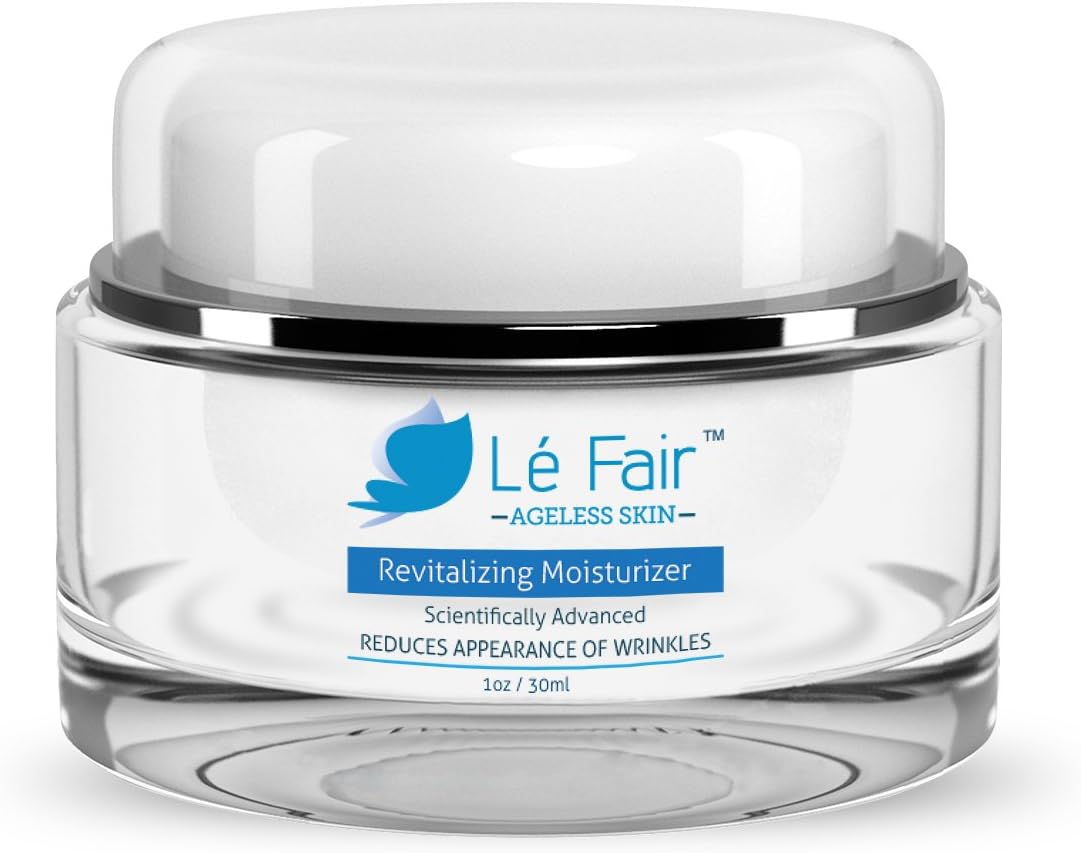 Anti-Aging Face Cream - Le Fair Wrinkle Remover and Face Moisturizer - For Face Eyes & Neck - Tightening Firming & Filling - Repair Dry Skin & Dark Spots Serum - Skin Lightening and Whitening Lotion
