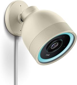 elago Google Nest Cam IQ Outdoor Security Camera Cover (Classic White) - Infrared LED Visible, Holes for Microphone/Speaker, Camouflage, Easy Installation, All-Weather Protective Skin, Ventilation