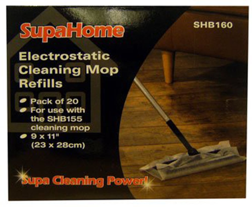SupaHome - Electrostatic Cleaning Mop Refills - 20 Pack
