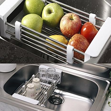 amazon telescopic sink storage rack