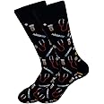 SARA NELL Novelty Medical Socks for Men & Women - Premium Cotton Meds Socks, Doctor & Nurse Gifts, Fun Crazy Gift for Nursing School, Med/Doctor Graduation, Pediatrician, Medical Students