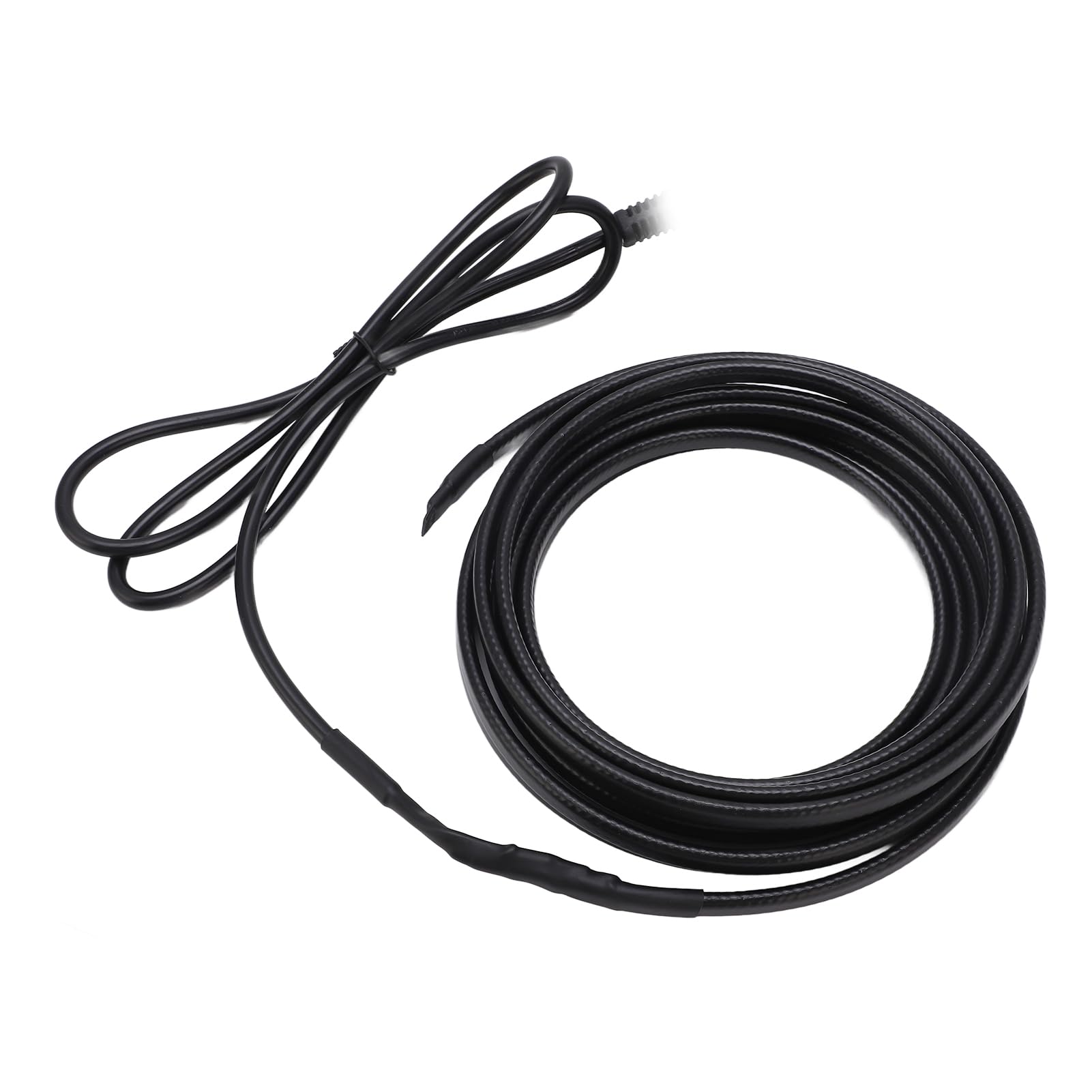 Pipe Heat Cable, 16 Feet Self Regulating Water Pipe Heat Tape Built-in Thermostat, -140℉-221℉ 25W/m Roof Heating Cable for RV Garden Pipe Freeze Protection
