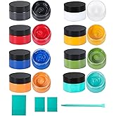 BOOLOOEN 8 Chalk Paste for Stencils and 4 Chalk Ink Spatulas, Self-Adhesive Stencil Pigment Art Paste for Drawing on Wooden Boards and T-Shirts