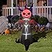 Dreamone 10 Foot Halloween Inflatables Flashing Ghost Pumpkin Creeper for Halloween Indoor Outdoor Yard Garden Party Decorations