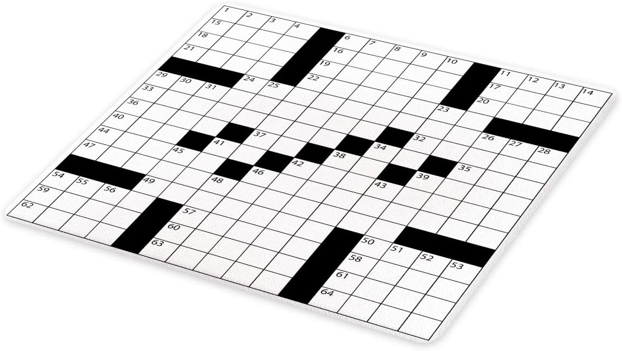 Amazon Com Ambesonne Word Search Puzzle Cutting Board Blank