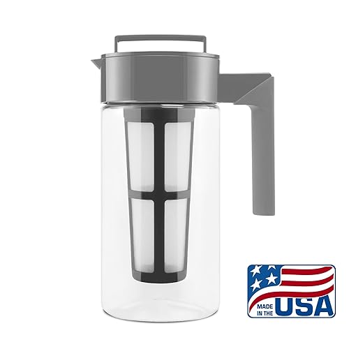 Takeya Tritan Cold Brew Coffee Maker Airtight Pitcher with Leak