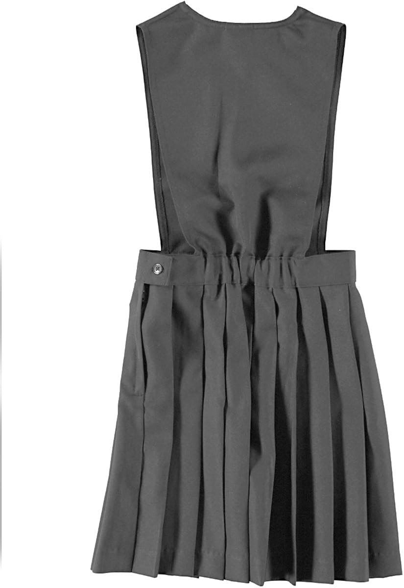 French Toast Big Girls' Stacy V-Neck Wide Strap Jumper: Clothing