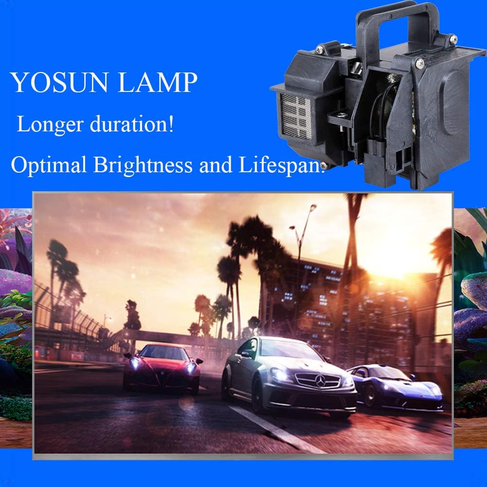 YOSUN V13h010l49 Replacement lamp Bulb for epson elplp49 powerLite Home Cinema 8350 8345 8500ub 8700ub 8100 6100 6500ub 7100 7500ub Projector lamp with housing: Home Improvement