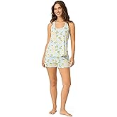 PJ Salvage womens [Amazon Exclusive] Cool Touch Jersey Tank 2-piece Pj Set