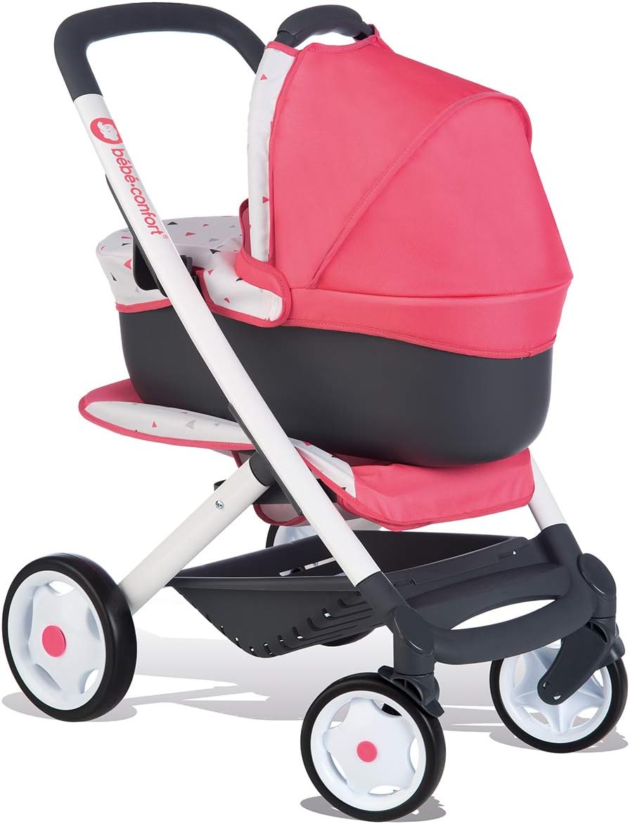 Smoby Baby Comfort Combi Pram, Carrycot and Chair Carrycot and Pram multicoloured