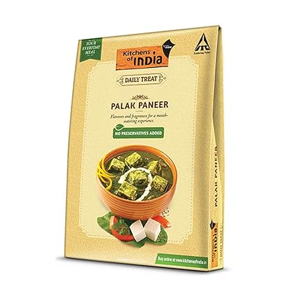 Kitchens of India Palak Paneer, Ready to Eat, 285g