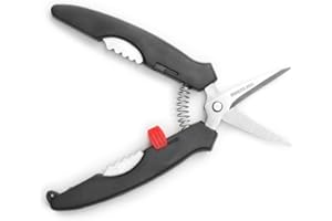 Nantucket Seafood 5979 Lobster Shears, Stainless Steel with Plastic Handle
