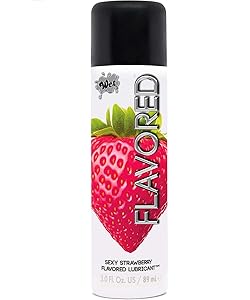Wet Strawberry Flavored Lube - Water Based Edible Lubricant, 3.0 Ounce