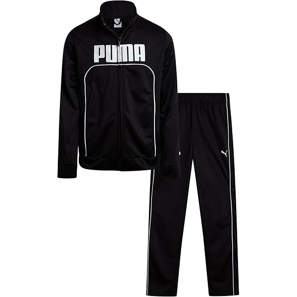 Amazon.com: Nike Boy`s Zip Track Jacket & Jogger Pants Set (Black
