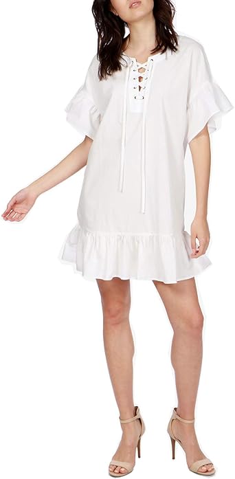 white cotton lace dress
