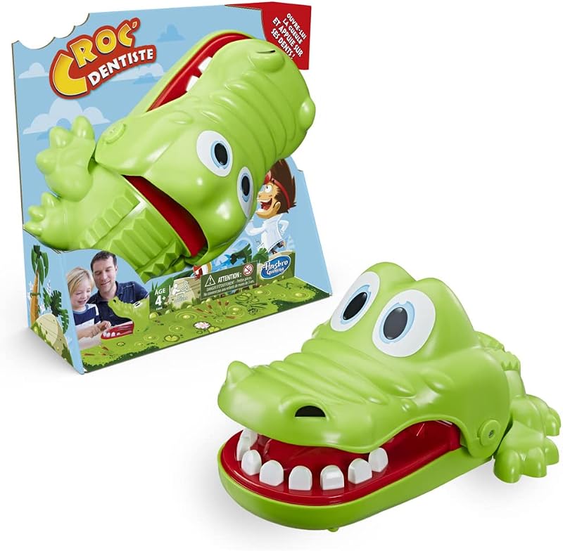 Hasbro Croc' Dentiste – Brettspiel für Kinder – lustiges Spiel – französische Version