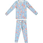 Copper Pearl 2 Piece Long Sleeve Pajamas Clementine