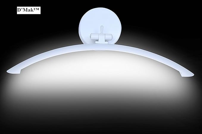DMak 6 W Led Curved Mirror Picture Wall Light, White