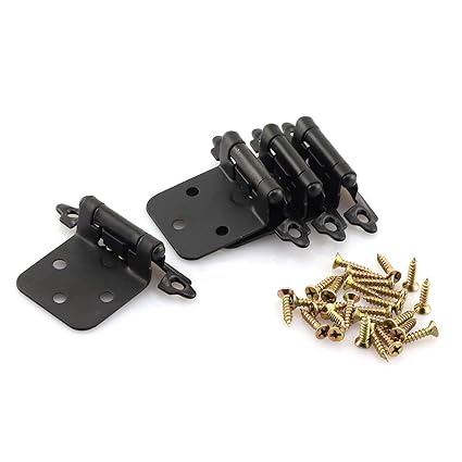 Jcbiz 4pcs 71x38x35mm Cabinet Hinges Furniture Hardware Face Mount