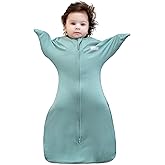 Aomloge PuppyPaws Baby Sleep Sack, Transitional Swaddle, Swaddles for Newborns,1.0 Tog Sleep Sack 3-6 Months, Wearable Blanket Baby with 2-Way Zipper