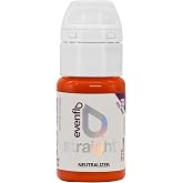 Evenflo Colours - Neutralizer Tattoo Ink - Microblading Ink to Enhance Color - Lip Tattoo &amp; Blushing Supplies for Permanent Color - Bright Orange with Warm Undertones Lip Blush (0.5 oz)